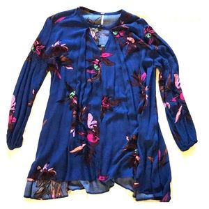Free People floral tunic